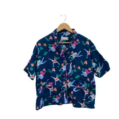 Peter Alexander Womens  Size M Pyjamas Blue / Skinny Dip Pattern 