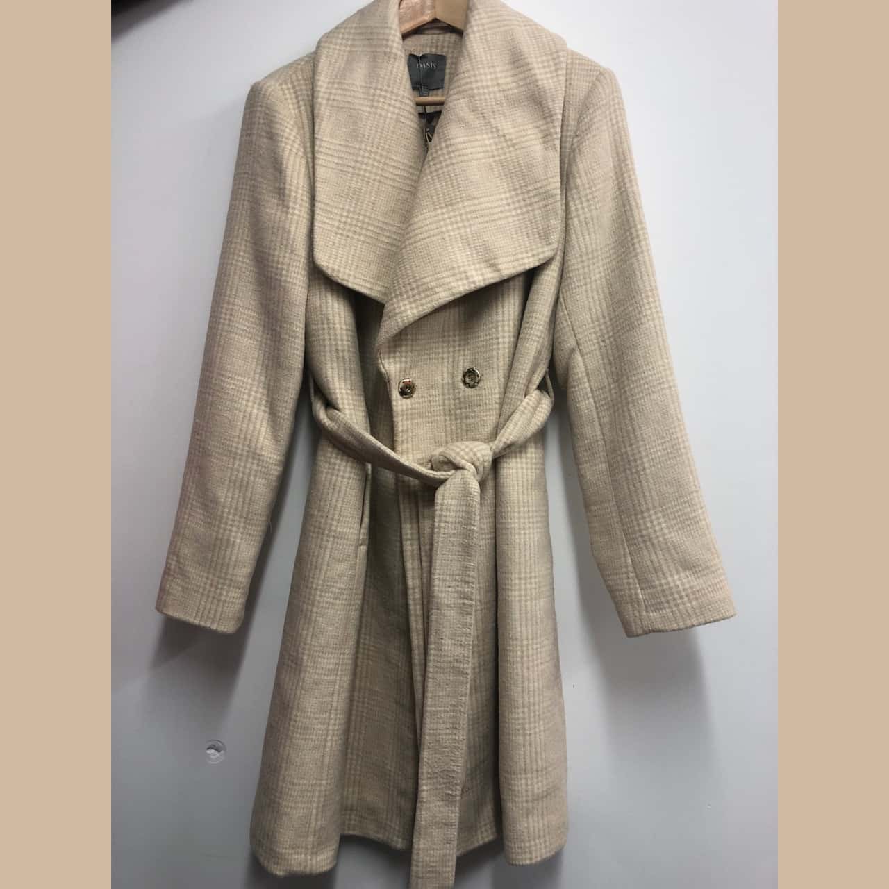 oasis cream coat