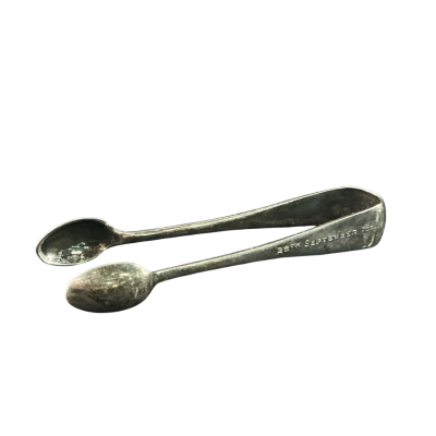 Sterling silver sugar tongs W&H stamped c.1900