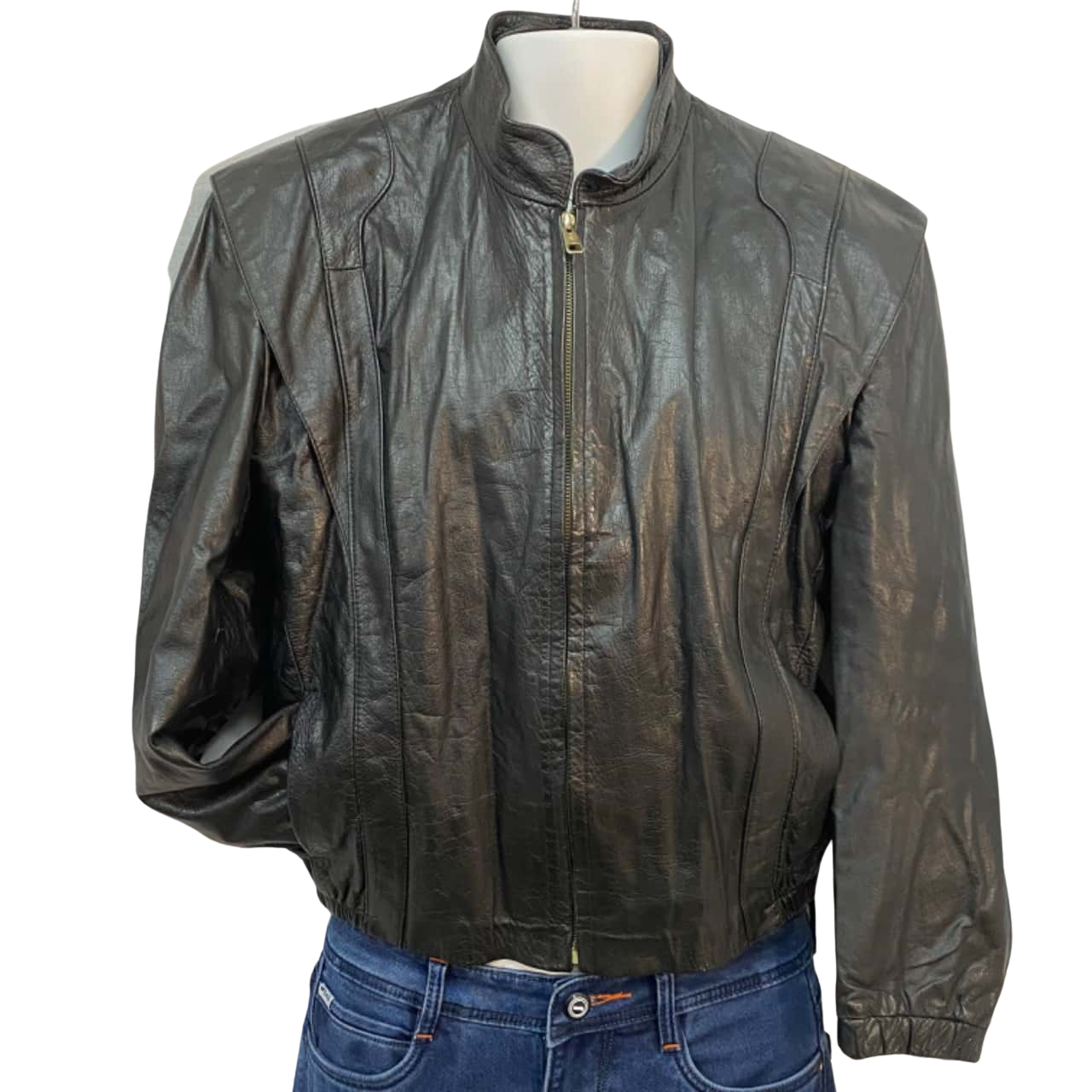 Other Mens Leather Jacket Size 44 s 