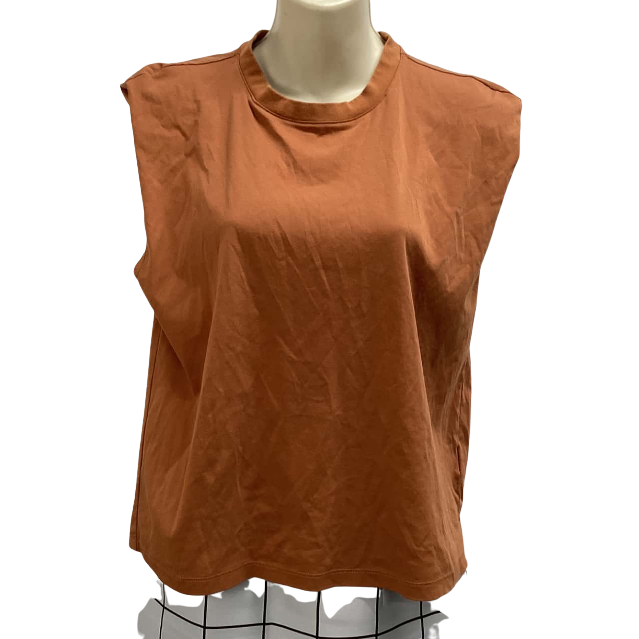 Scanlan Theodore Womens Size S T-shirt - rust colour - VGUC (s)