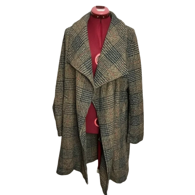 Dotti Womens  Size 12 Open Jacket Black  / Brown / Red 