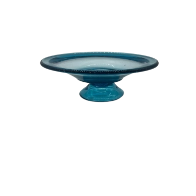 Blue Glass Dish