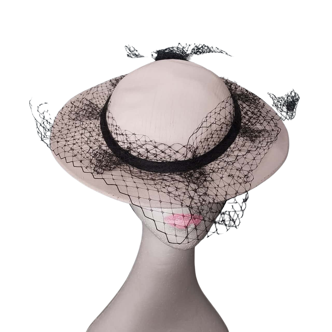 Unbranded, Womens hat, Size S ,Beige / Black . (s) - Used 