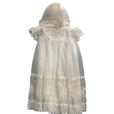 Vintage Christening Dress & Hat