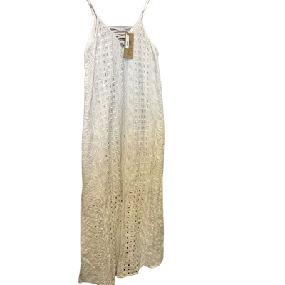 Vintage by Naudic Womens  Size M Casual Dress Champagne 