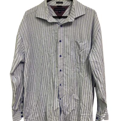 Tommy Hilfiger Mens  Size XL Long Sleeve Shirt Blue / Striped / White 