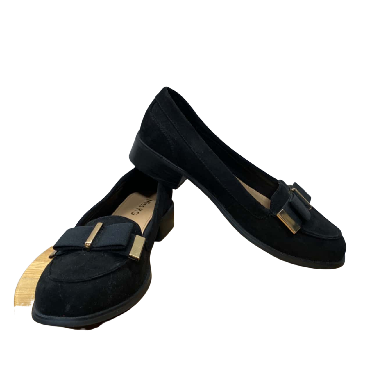 Miss KG Womens Size 39 Black Suede Shoes(s)