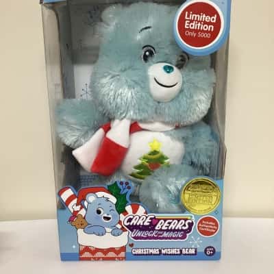 Care Bears: Unlock the Magic Christmas Wishes Bear – Limited Edition (Only 5,000 Made) BNIB