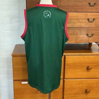  Womens  Size 20 Sports Top Green AFL Tasmania DEVILS 