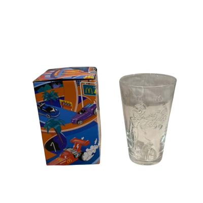 McDonald’s Collectors Edition Glass Featuring Barbie and Hot Wheels