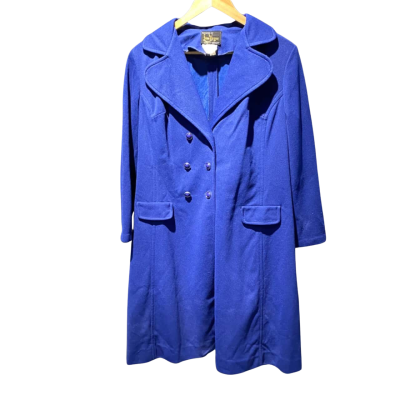 Vintage Len Vogue Navy Blue Mod Coat