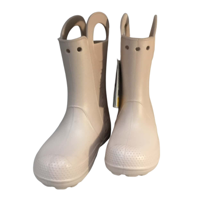  BN Crocs Dusty Pink Boots Size 6UR