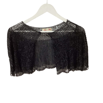 Alana Hill Fly Me To The Moon Beaded Cape Size M