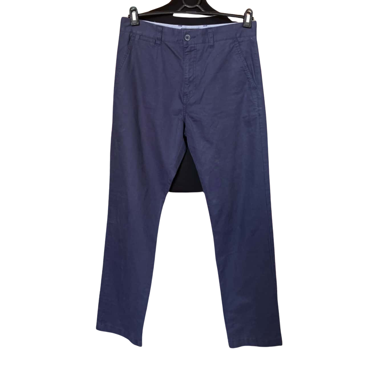 David Jones Mens Size 32 Chinos Navy Blue