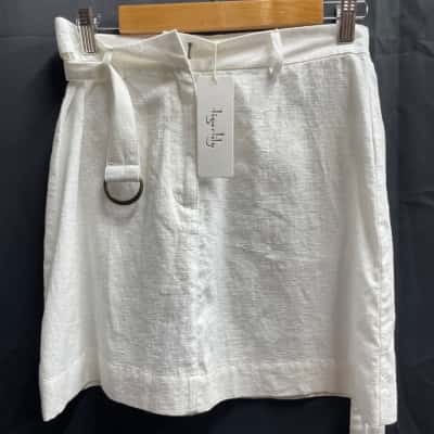 Tigerlily Womens Size 10 White Paloma Zyla Skirt