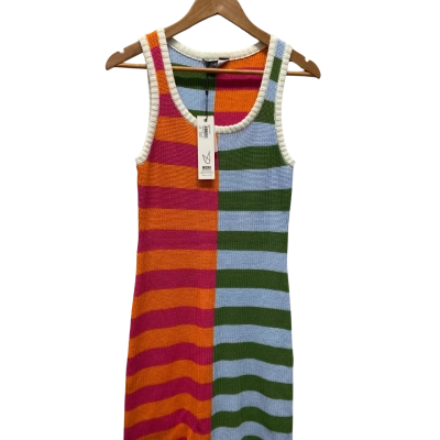 Minkpink Womens  Size S Midi Dress / Sleeveless Dress  Blue / Green / Orange / Pink  