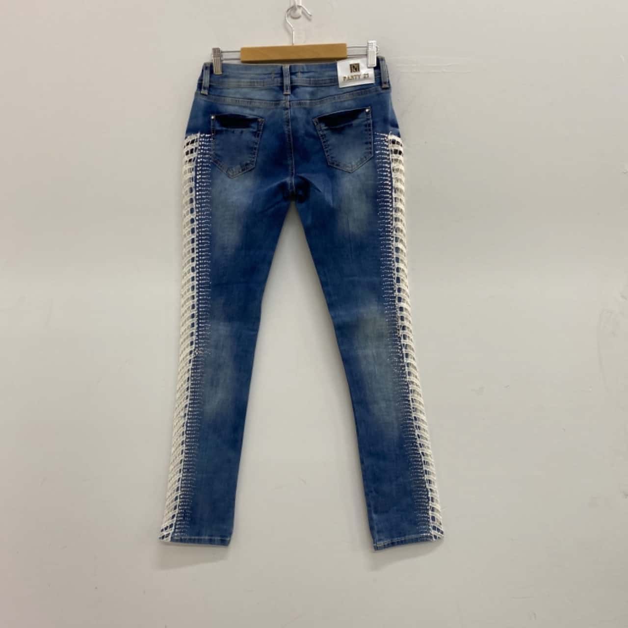 Party 21 Womens Size M vest and Size 30 jeans Blue / White Vest and