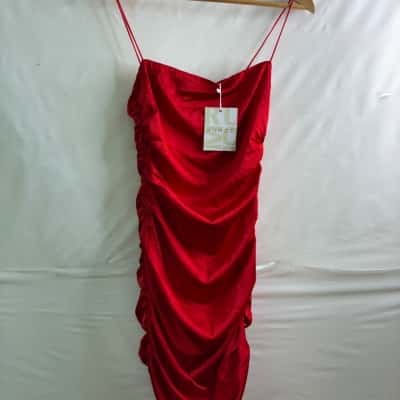 Rumor Womens Mini Dress Size 8 Red BNWT
