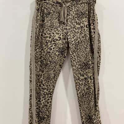 The Italian Cartel Pants S/M Leopard print 