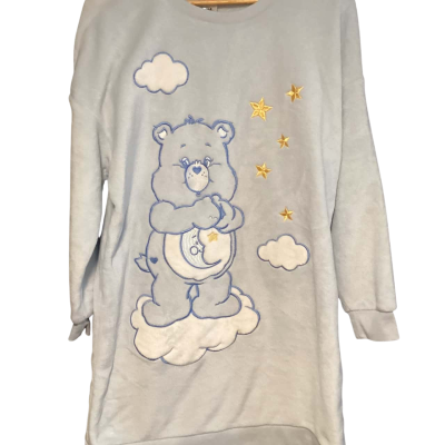 Care bear jumper nightie  Size 14 Blue 