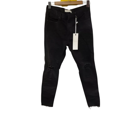 Sushi Radio Mens  Size 30 Black Ripped Jeans