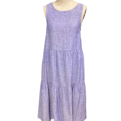Gorman Womens  Size 6 Midi Sleeveless Dress  Blue 