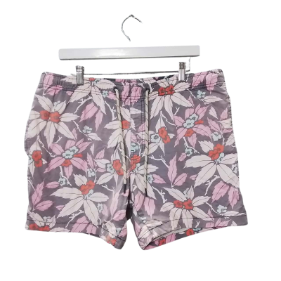Country Road Mens  Size L Floral Purple Tailored Shorts 