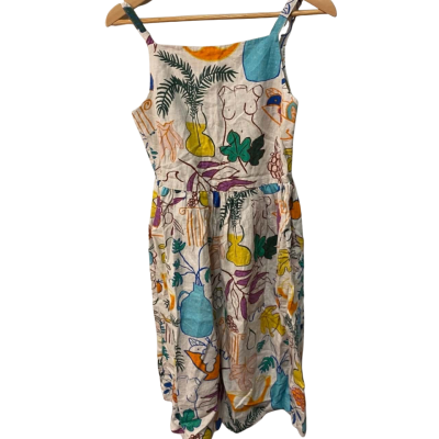 Gorman ‘Athena’ Linen Size 8 Dress