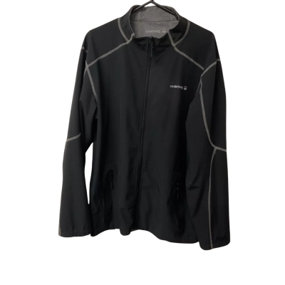  Mens Cederberg Size L Reversible Front Zipper Black  / Grey 