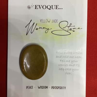 Worry Stone - Yellow Jade