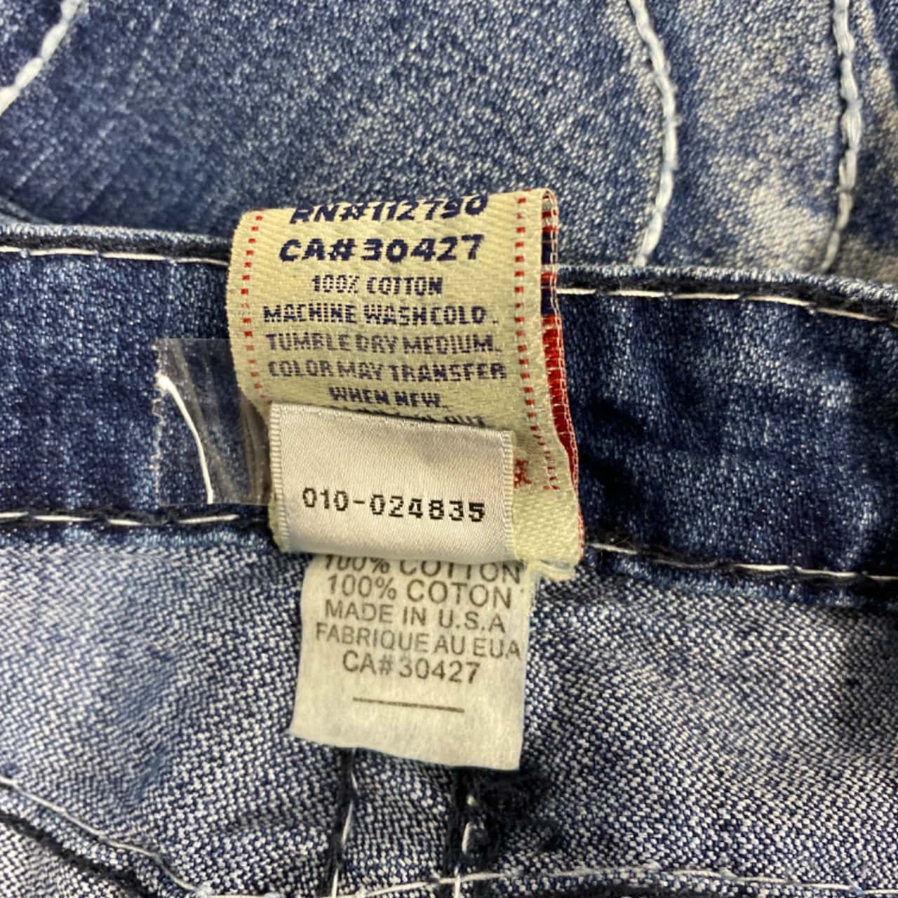 美品 TRUE RELIGION 煮詰まり JOEY SUPER T 29 seat32