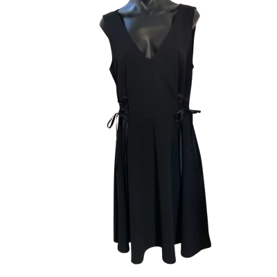 City Chic Womens  Size 14 Casual Dress Black  