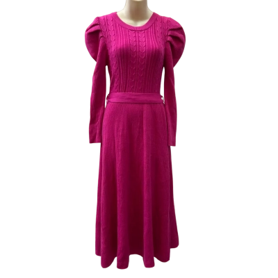 Opero Size M Hot Pink Knit Dress  
