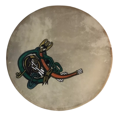 Vintage Bodhran Drum  Approx 41cm diameter