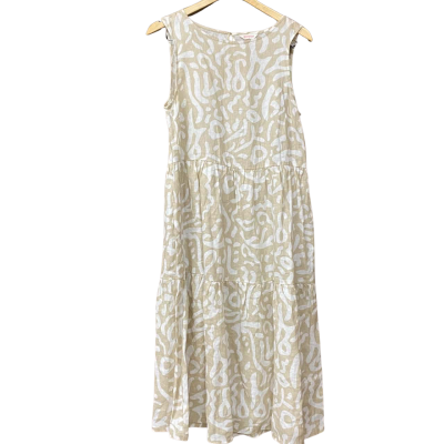 Gorman Womens Size 8 Beige/Cream Linen Dress