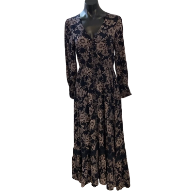 Caroline Morgan Womens  Size 12 Casual Dress Navy Blue 