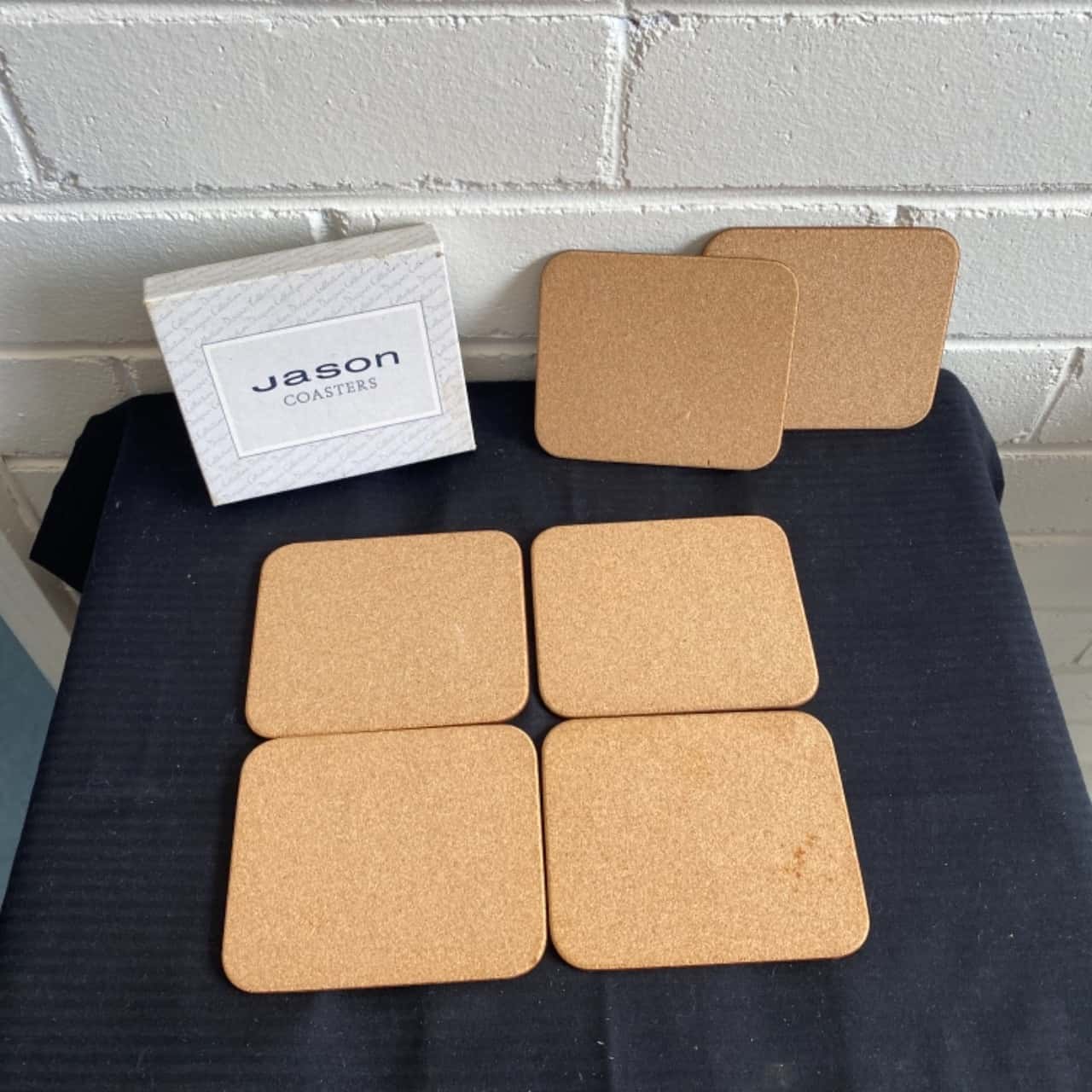 Jason Coasters Set Of 6 " Fruit & Flowers" Print(s)