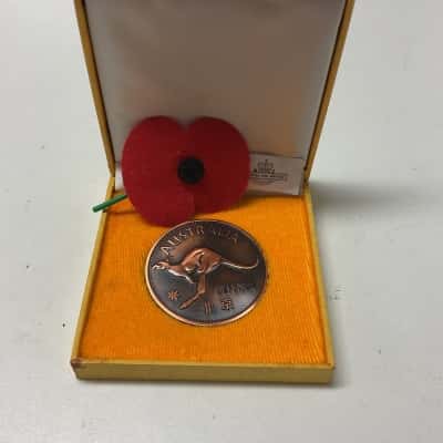Australia defence penny medallion