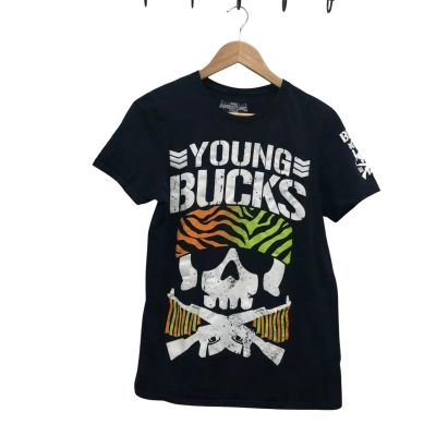  Pro Wrestling Tees Young Bucks Size S Shirt Black  