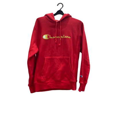 Champion Mens Size M Red Reverse Weave Hoodie