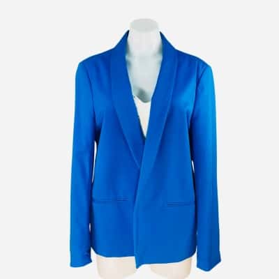 Rockmans - Baby Blue Tropicana Blazer (Size 18)