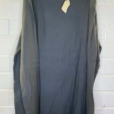 Mens  Size 13 Long Sleeve Shirt Black  