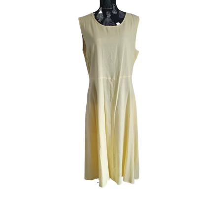 Noni B Womens  Size 16 Casual A-Line Dress Yellow/Lemon