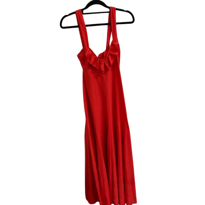 Vintage Lizzie size 10 Red Dress 70s*