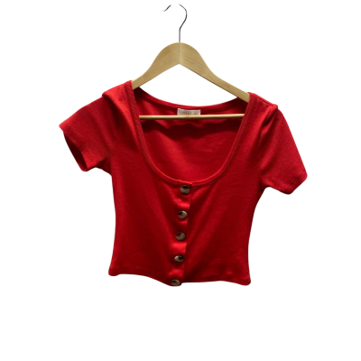 Kookai Womens Size 2 Red Top