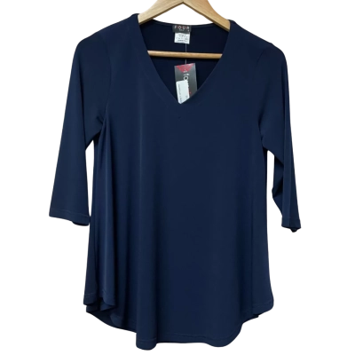 BNWT Four Girlz Womens Size 8 Navy Blue Top