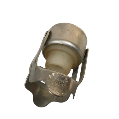 Carrington Champagne Silver Toned Stopper France Approx 3.5 x 6cm