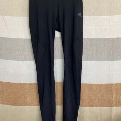 Adidas Womens  Size M Leggings Black  / White 