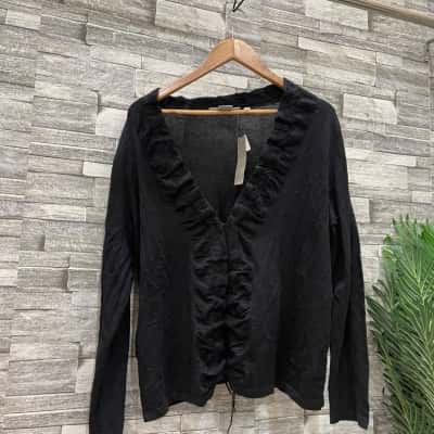 Basque Womens  Size 20 Long Sleeve Top Black  
